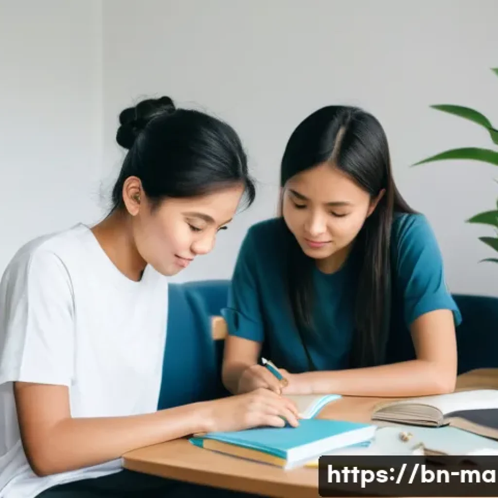 말레이시아 유학 시 생활비 절약 팁 - **Prompt: Shared Student Living and Study**
    "A cozy and well-lit shared student apartment living...